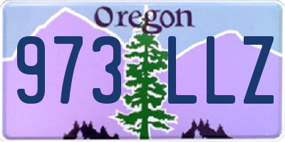 OR license plate 973LLZ