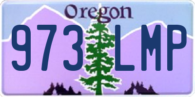 OR license plate 973LMP