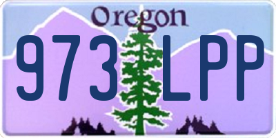 OR license plate 973LPP
