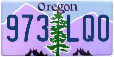 OR license plate 973LQO