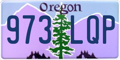 OR license plate 973LQP