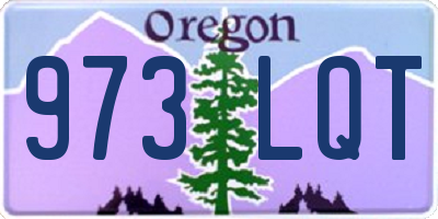 OR license plate 973LQT