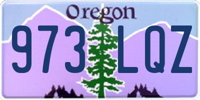 OR license plate 973LQZ