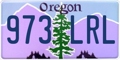 OR license plate 973LRL
