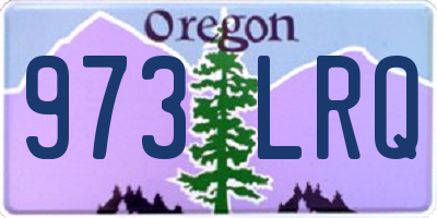 OR license plate 973LRQ