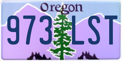 OR license plate 973LST