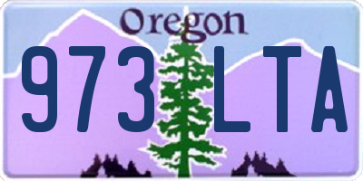 OR license plate 973LTA