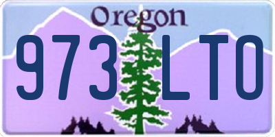 OR license plate 973LTO