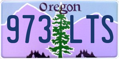 OR license plate 973LTS