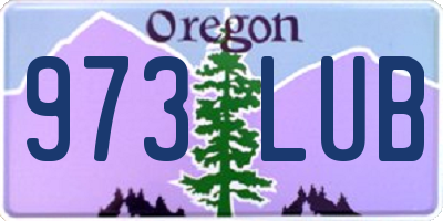 OR license plate 973LUB