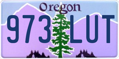 OR license plate 973LUT