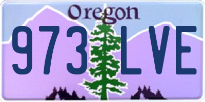 OR license plate 973LVE