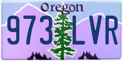 OR license plate 973LVR