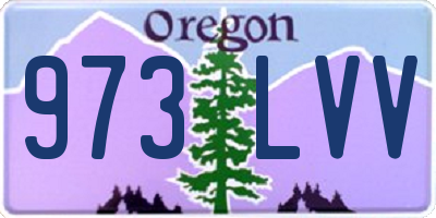 OR license plate 973LVV