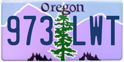 OR license plate 973LWT