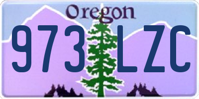 OR license plate 973LZC