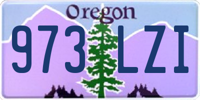 OR license plate 973LZI