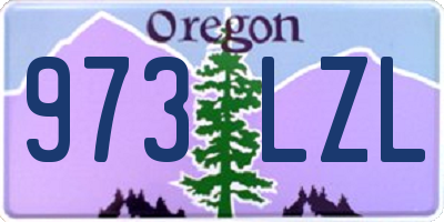 OR license plate 973LZL