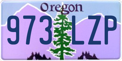 OR license plate 973LZP