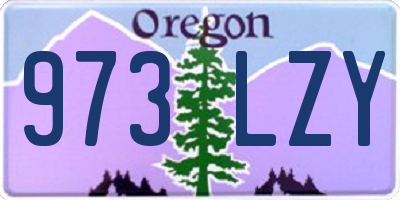 OR license plate 973LZY