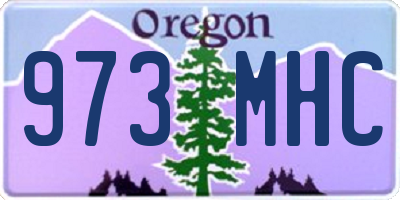 OR license plate 973MHC