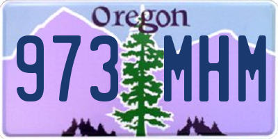 OR license plate 973MHM