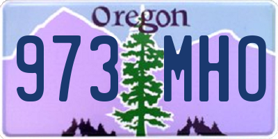 OR license plate 973MHO