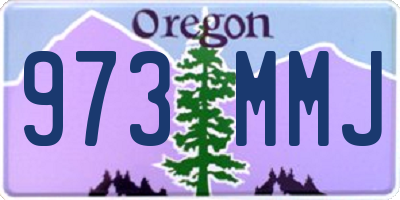 OR license plate 973MMJ