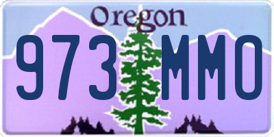 OR license plate 973MMO