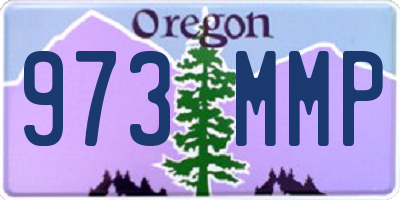 OR license plate 973MMP