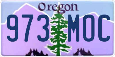 OR license plate 973MOC