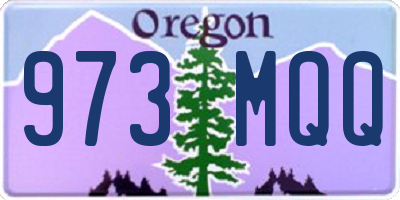 OR license plate 973MQQ