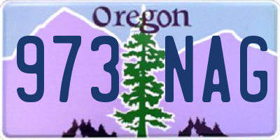 OR license plate 973NAG