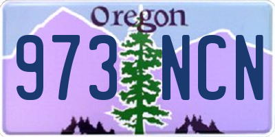OR license plate 973NCN