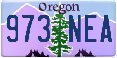 OR license plate 973NEA