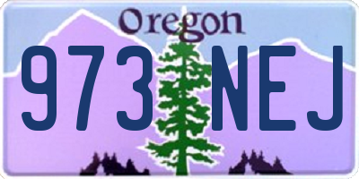 OR license plate 973NEJ