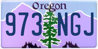OR license plate 973NGJ