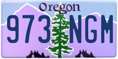 OR license plate 973NGM
