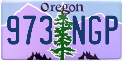 OR license plate 973NGP