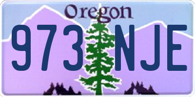 OR license plate 973NJE