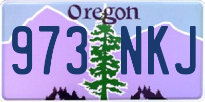 OR license plate 973NKJ