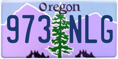 OR license plate 973NLG