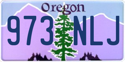 OR license plate 973NLJ