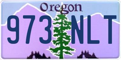 OR license plate 973NLT