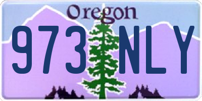 OR license plate 973NLY