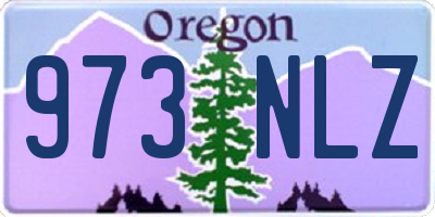 OR license plate 973NLZ