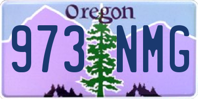 OR license plate 973NMG