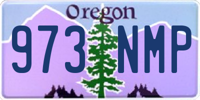 OR license plate 973NMP