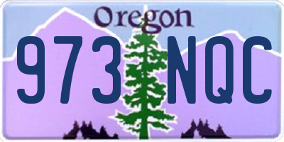 OR license plate 973NQC
