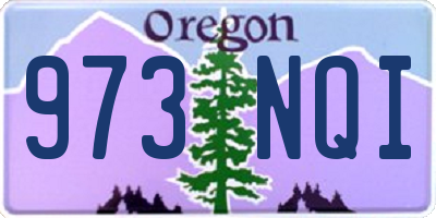 OR license plate 973NQI